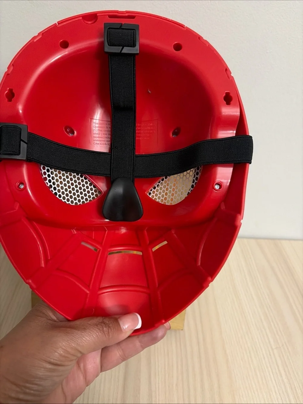 Marvel Red & Black Spider Mask with sounds